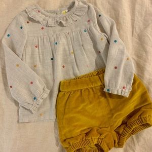 Baby Boden bloomer set